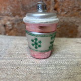 To Go Cup Coffee Glass Orn 2.5”