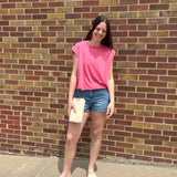 Mineral Washed Cropped Sleeveless Tank