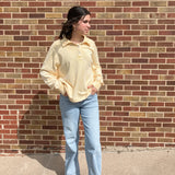 Mineral Washed Polo Sweatshirt