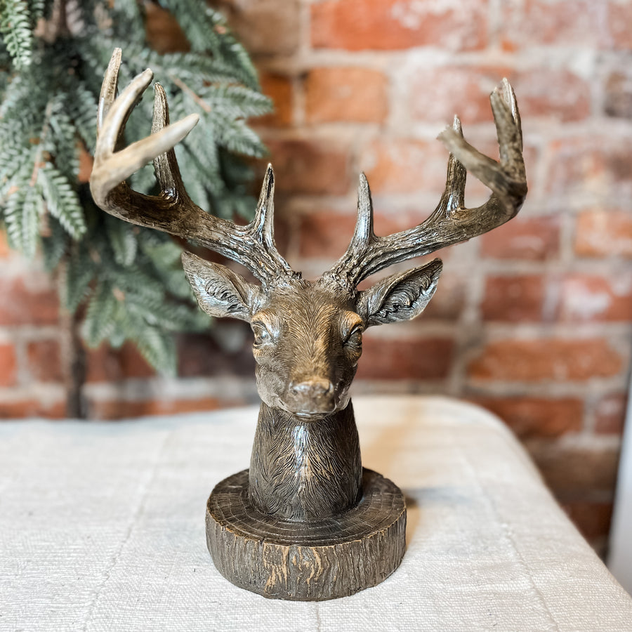 Deer Head Statue 11.5”