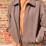 Heavy Weight Brushed Jersey Zip Jacket