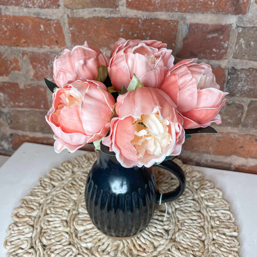 Real Touch Peony Bundle 12"