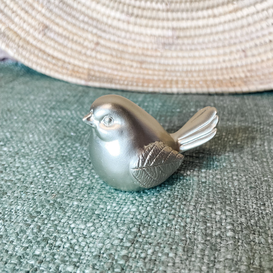 Mini Gold Bird Figurine