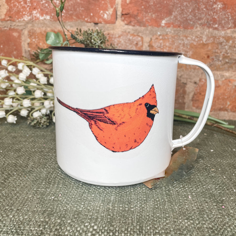 Cardinal Mug Planter