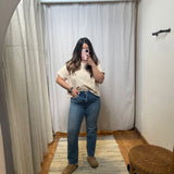 Carlene Midrise Crop Vervet Jeans