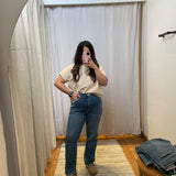 Super High Rise Ankle Slim Vervet Jeans