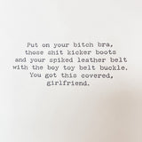 Trash Talk Greeting Cards