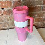 MS Pearlized Pink Tumbler 40OZ