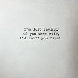 Trash Talk Greeting Cards