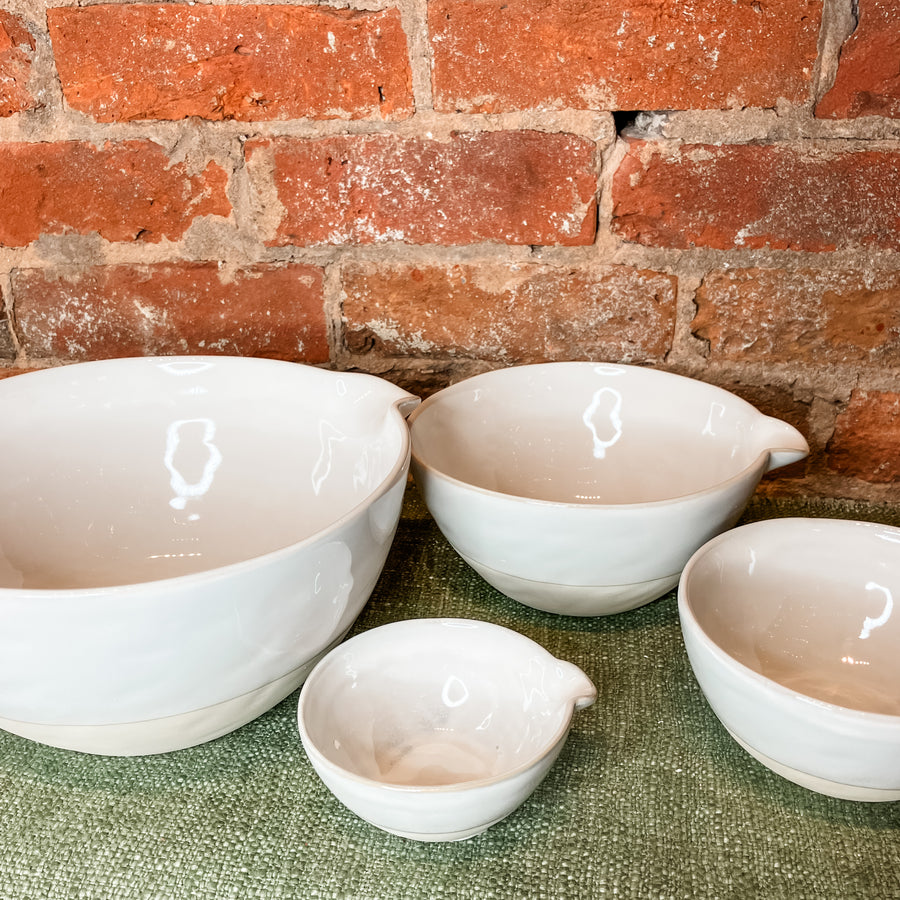 Glaze Stoneware Batter Bowls