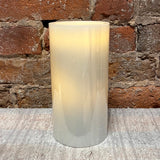 White LED Pillar Water Candle 7.75"