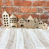 Mango Wood House w/ Cutout Windows