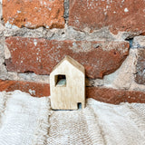 Mango Wood House w/ Cutout Windows