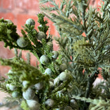Mixed Juniper Spray w/ Mini Green Berries 15”