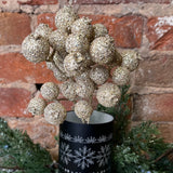 Glittery Clustered Berries Pick 13”