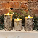 Birch Pillar Candle