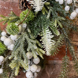 Ice Berry & Leaf Wreath