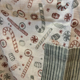 Holiday Candy Pattern Apron 32x24”