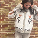 Western Skull Sweater
