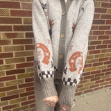 Western Skull Sweater