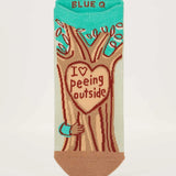 Blue Q Sneaker Socks