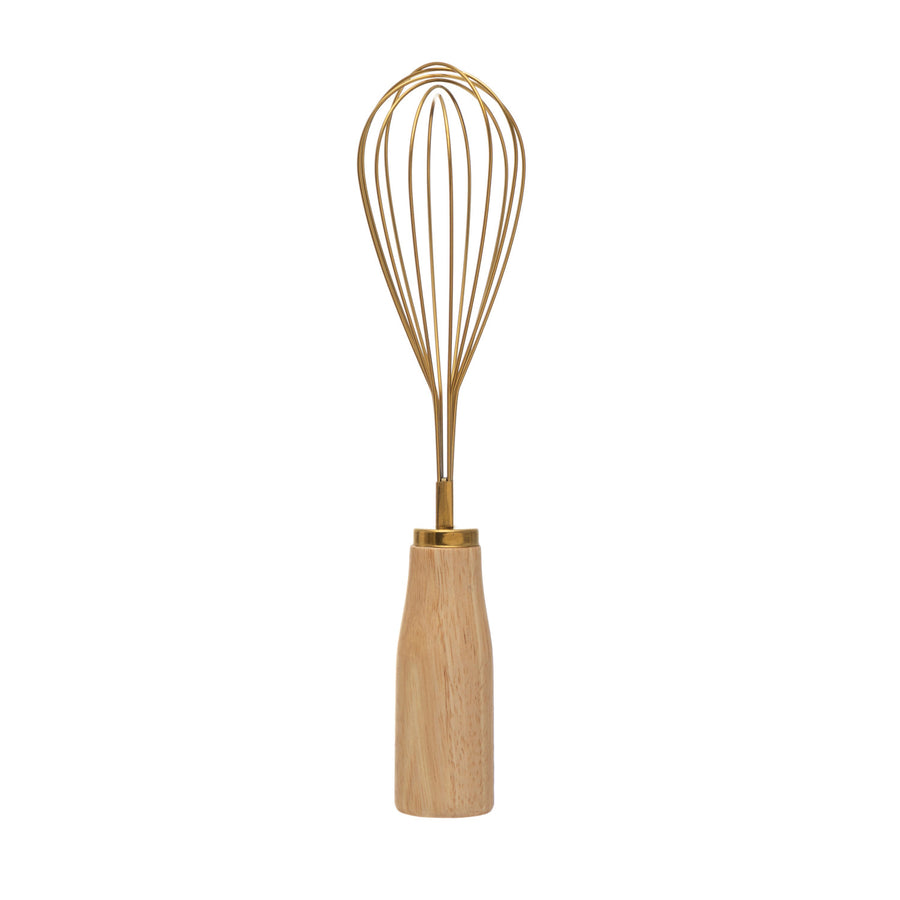 Stainless Whisk w/ Wood Handle