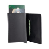 Black Leather Rfid Wallet