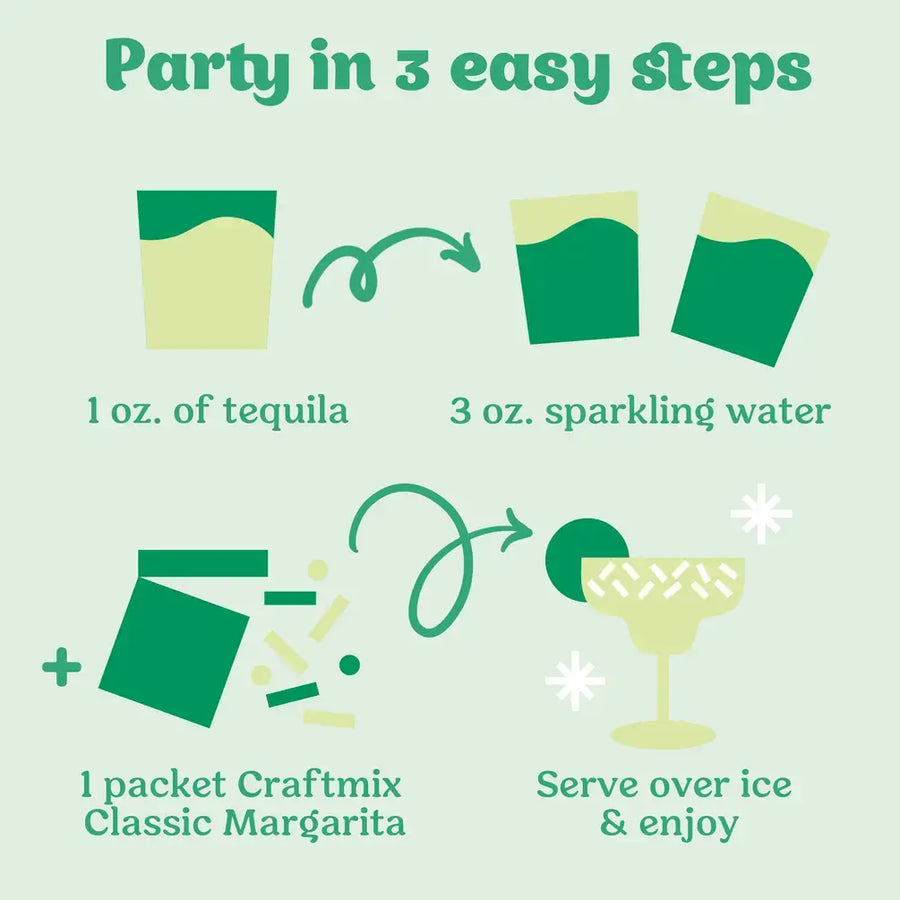 Classic Margarita Single Serve Drink Mix