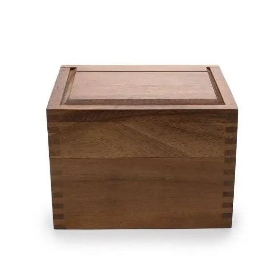 Acacia Wood Recipe Box