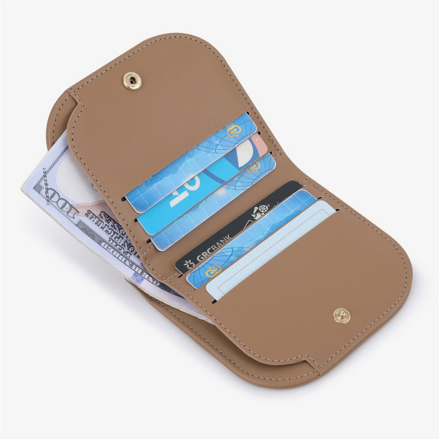 Half Round Mini Cute Compact Wallet