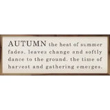 Autumn Heat Fade 12x4 Sign