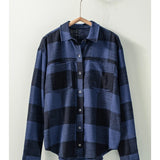 Relaxed Checkered Button-Up Shirt