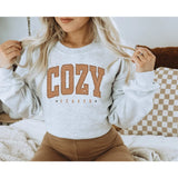 Block Letter Cozy Season Crew Neck