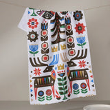 Christmas Geometry Tea Towel 18x30