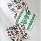 Seasonal Geometry Dishcloth Set
