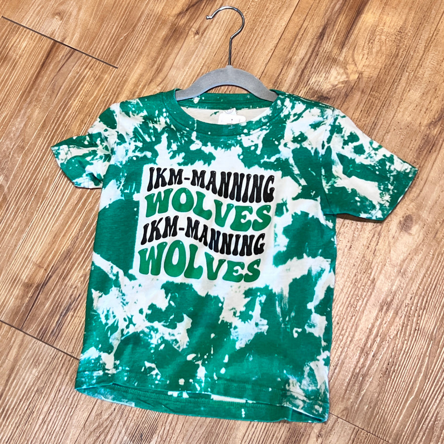Kids Wavy IKM-Manning Wolves Bleached Tee