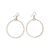 Kelly Beaded Hoop Earrings