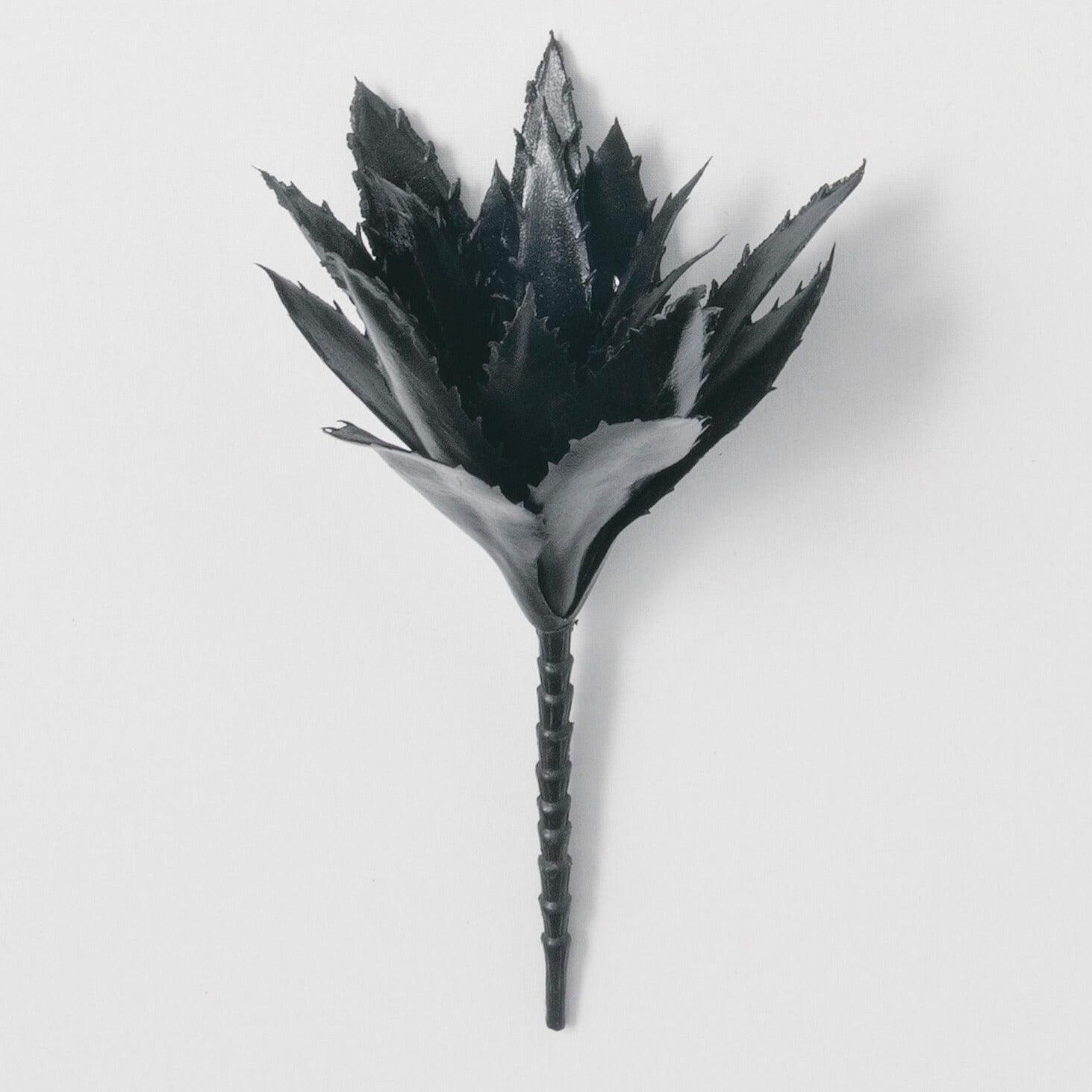 Black Succulent Pick 10in - MarketPlaceManning