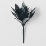 Black Succulent Pick 10in - MarketPlaceManning