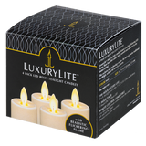 1.5" Moving Flame Tea Light Set of 4