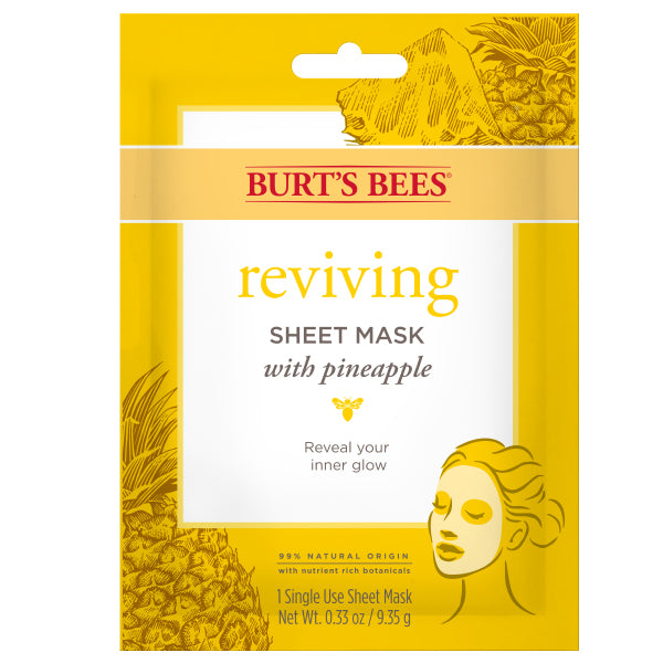 Burt's Bees Exfoliating Pineapple Sheet Mask