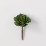 Green Succulent Pick 5.5in