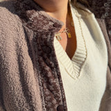 Contrast Band Shearing Vest