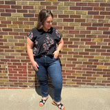 Plus Mid-Rise Cigarette Ankle Mica Jeans