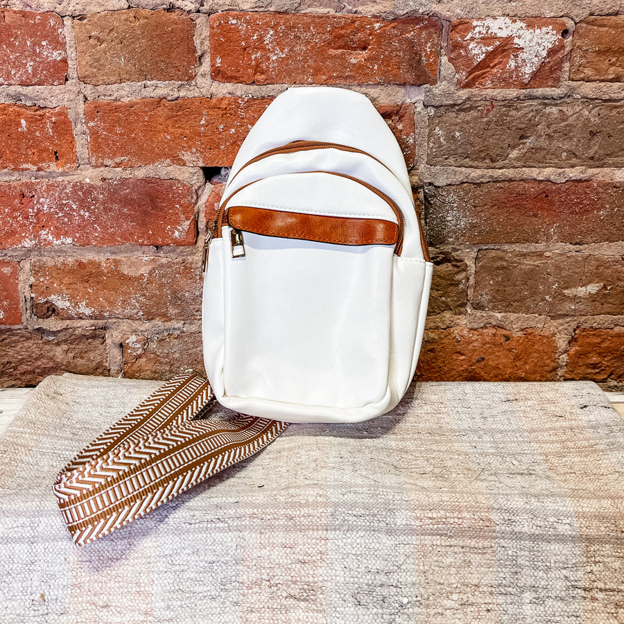 Larissa Sling Bag with Zipper Details