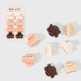 Recycled Mini Cloud Claw Clips Set