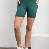 6" Biker Shorts W/ Side Pockets