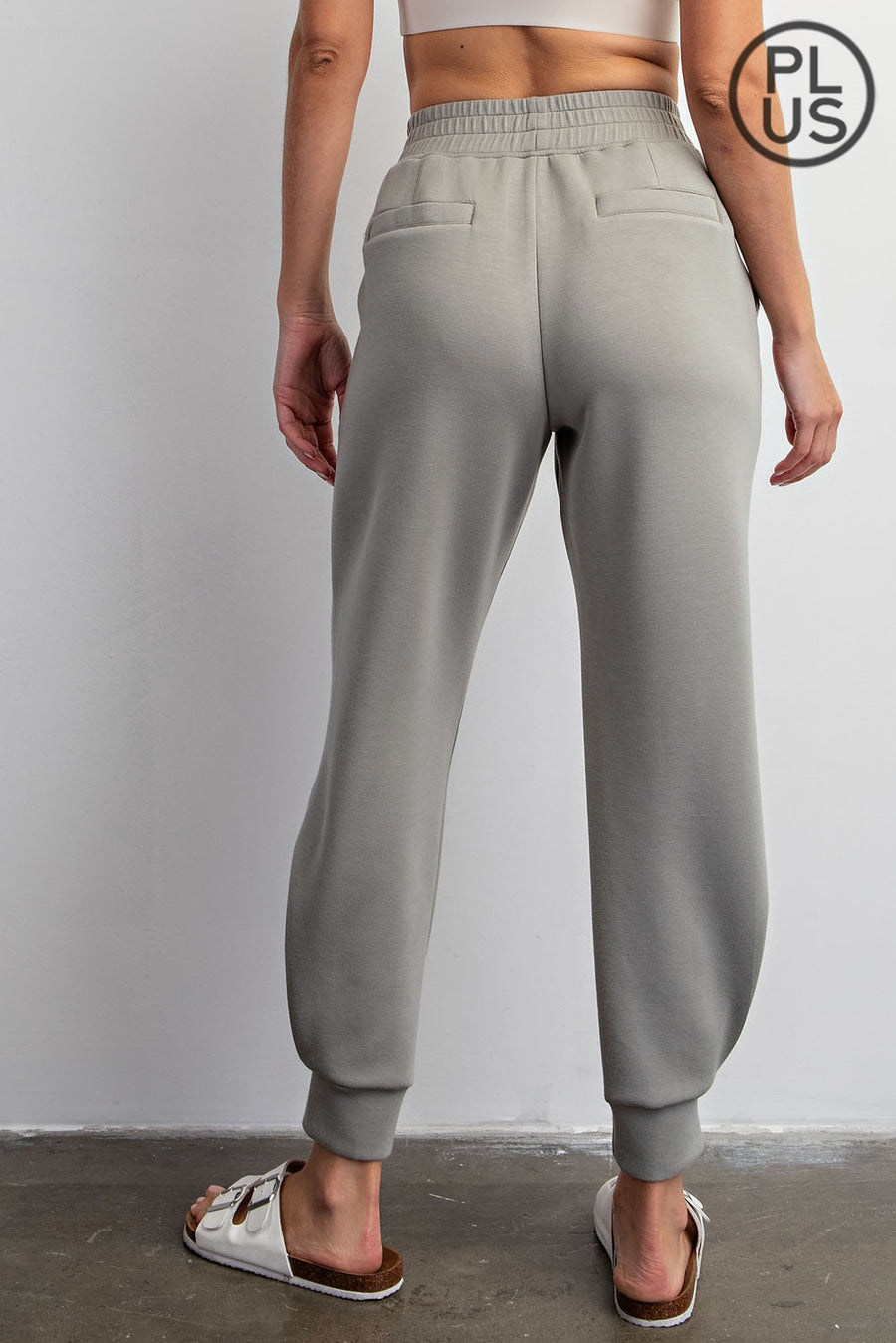 Plus Modal Poly Full Length Joggers