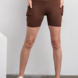 6" Biker Shorts W/ Side Pockets
