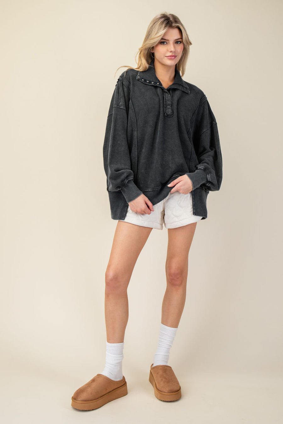 Mineral Wash French Terry Sweatshirt